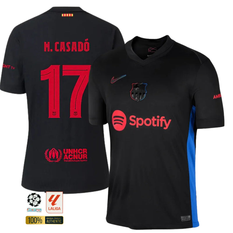 #17 M. CASADÓ Camiseta Hombre Segunda Equipación 24/25 FC Barcelona