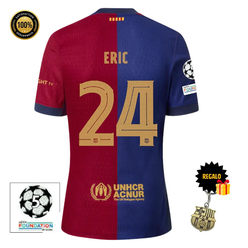 #24 ERIC Camiseta Hombre Primera Equipación 24/25 FC Barcelona