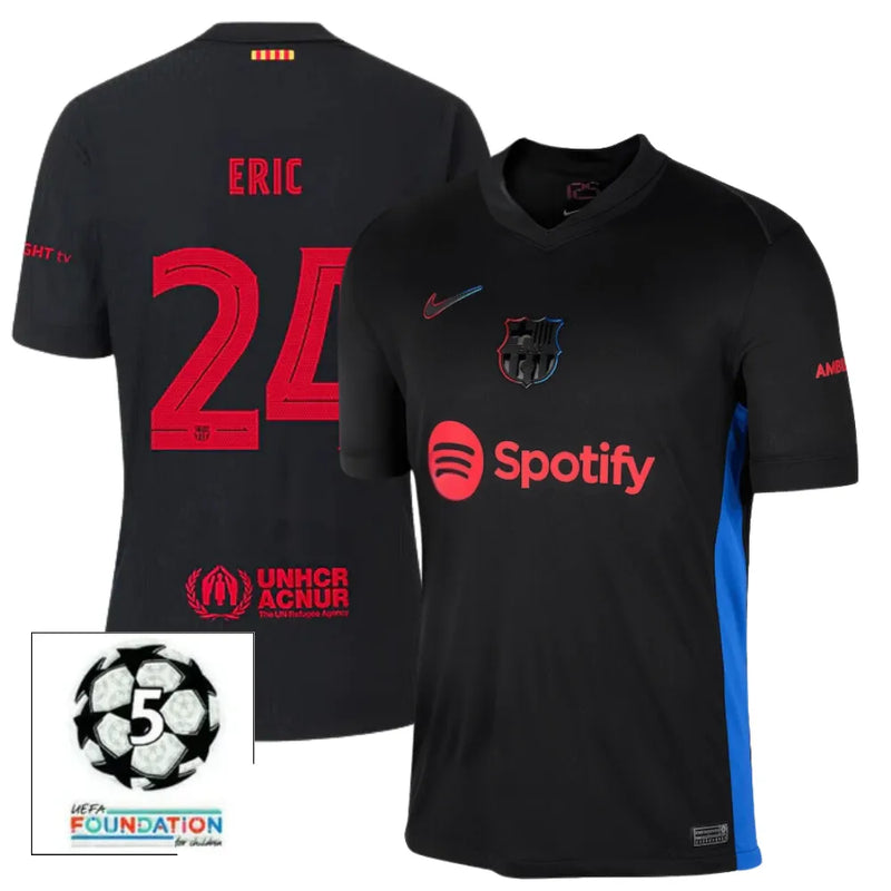 #24 ERIC Camiseta Hombre Segunda Equipación 24/25 FC Barcelona