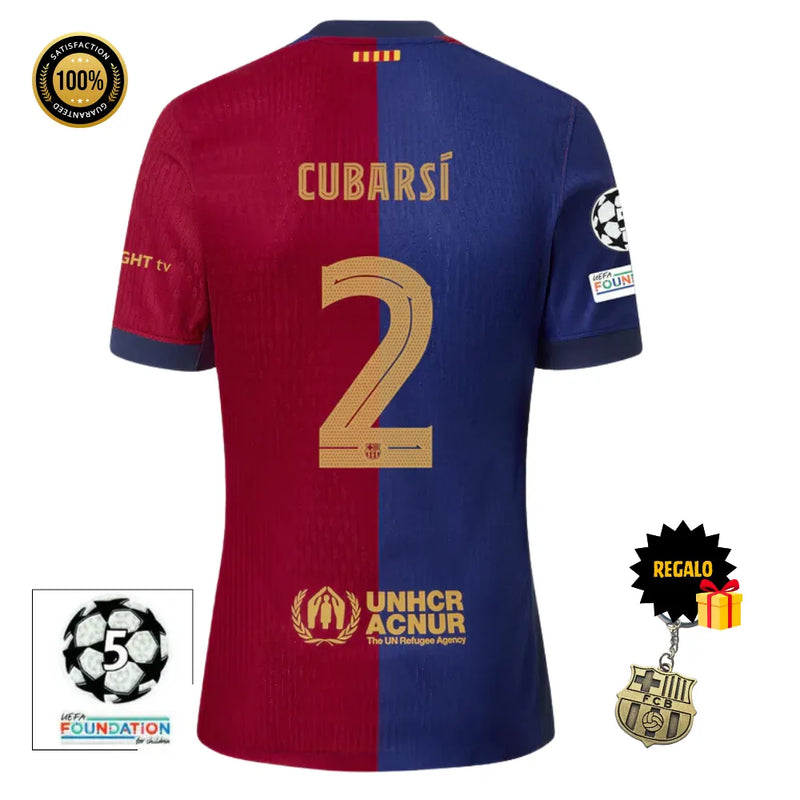 #2 CUBARÍ Camiseta Hombre Primera Equipación 24/25 FC Barcelona