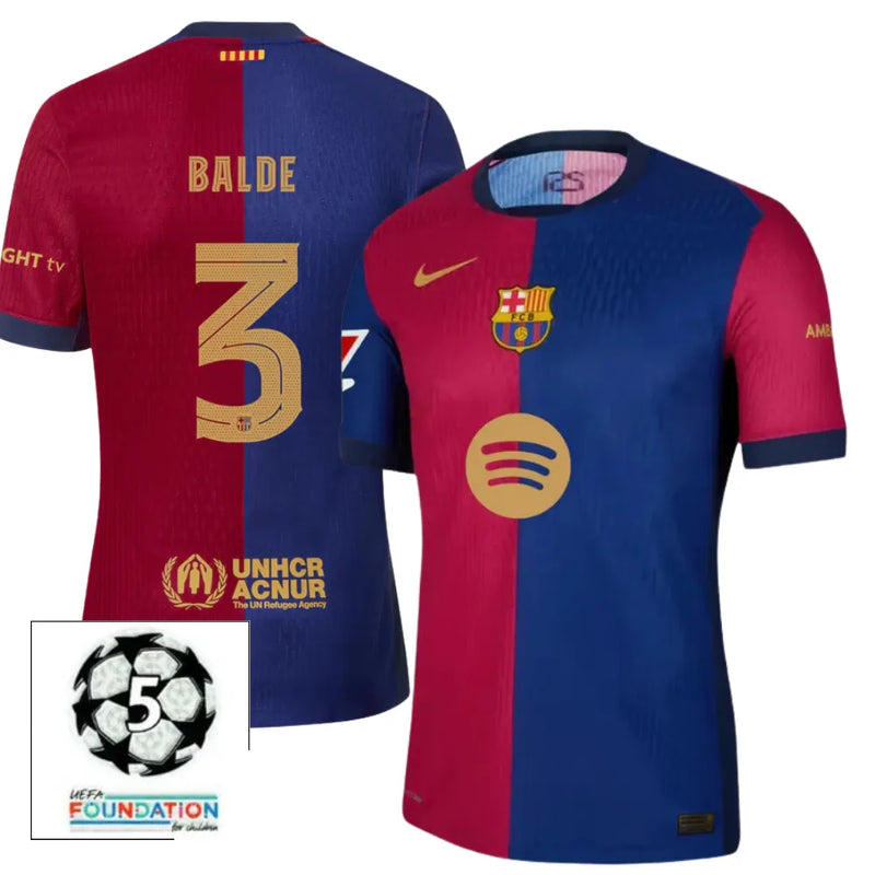 #3 BALDE Camiseta Hombre Primera Equipación 24/25 FC Barcelona