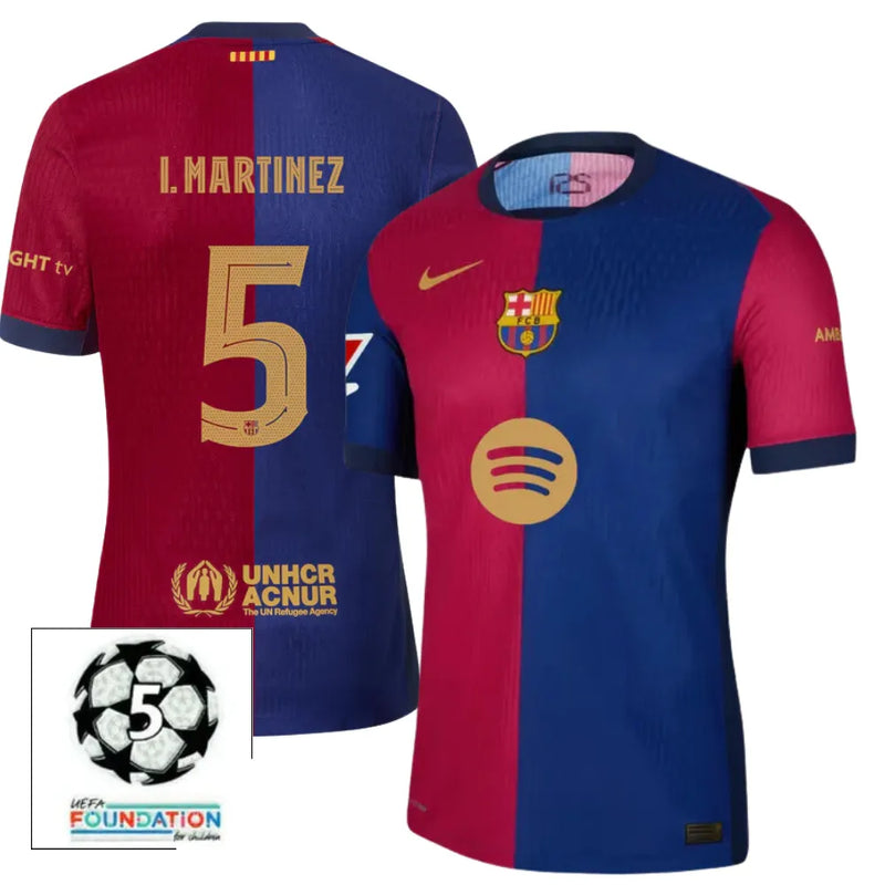 #5 I. MARTINEZ Camiseta Hombre Primera Equipación 24/25 FC Barcelona