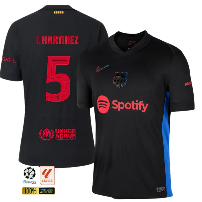 #5 I. MARTINEZ Camiseta Hombre Segunda Equipación 24/25 FC Barcelona