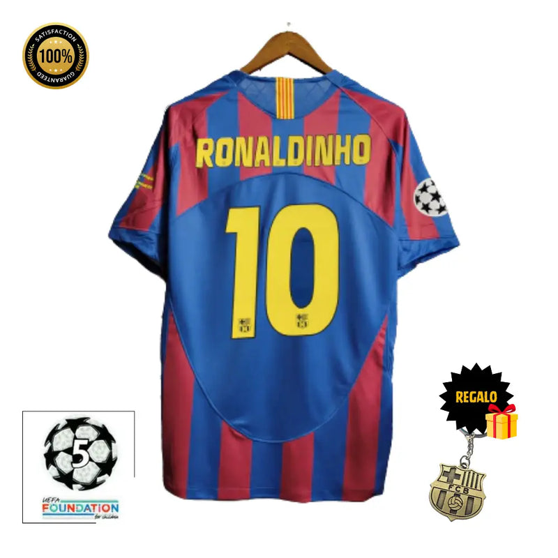 #10 RONALDINHO Camiseta Retro Primera 2006/07